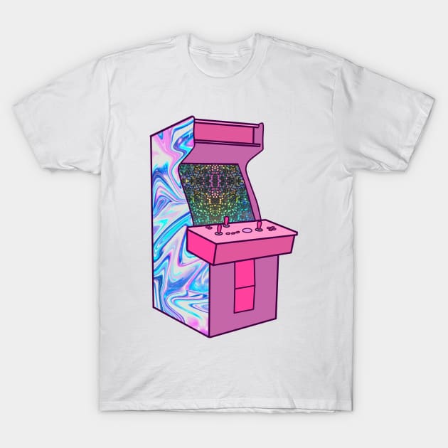 Pink Arcade Machine T-Shirt by saradaboru